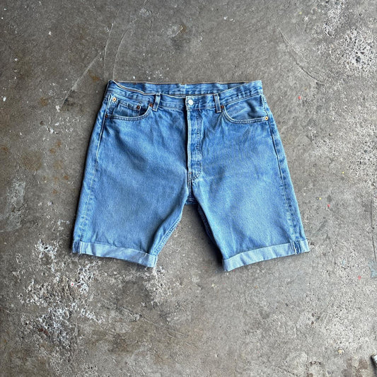 Blue Denim Levi’s 501 Jean Shorts