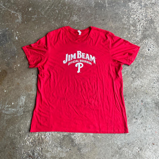 Red Jim Beam Vintage T-Shirt