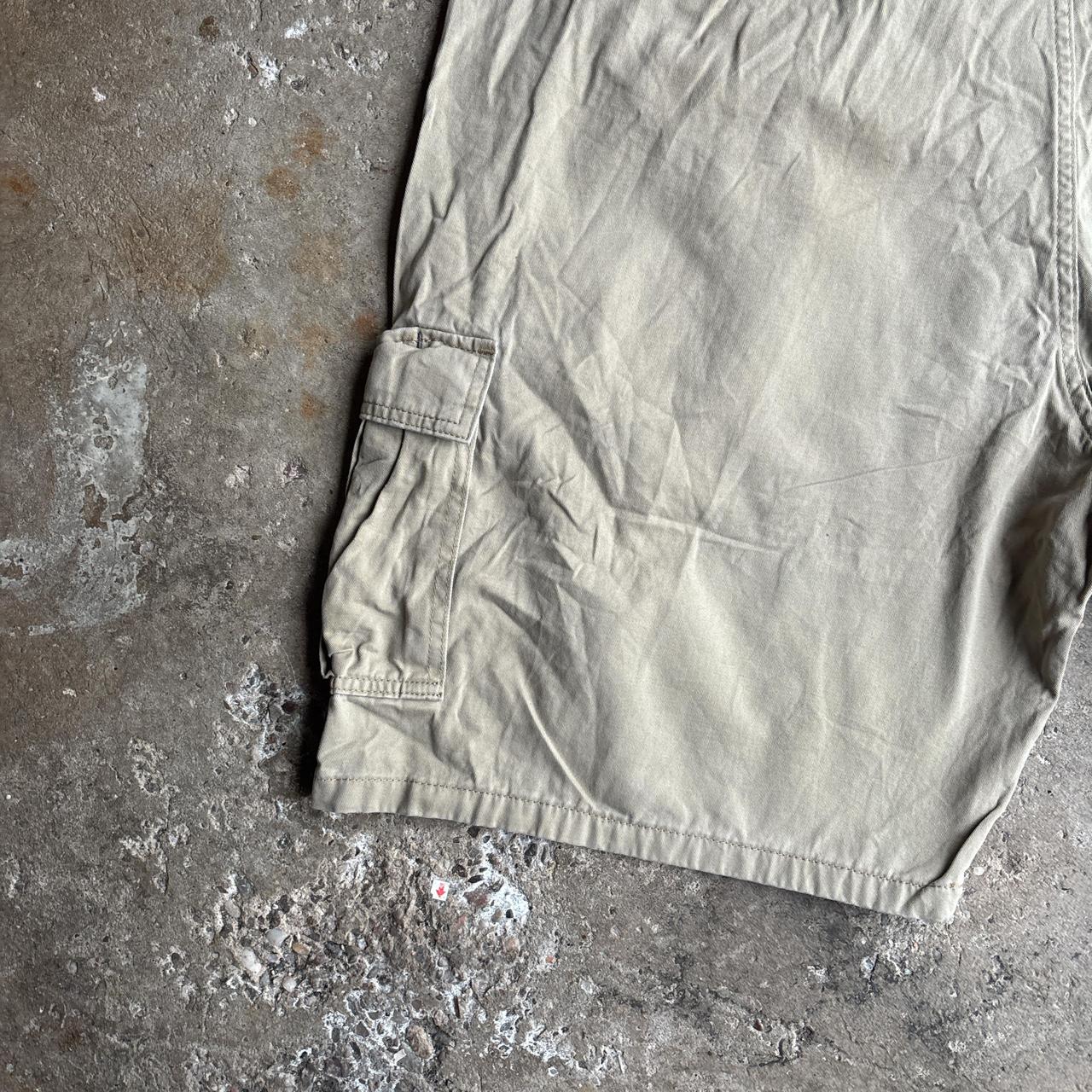 Tan Wrangler Cotton Cargo Shorts