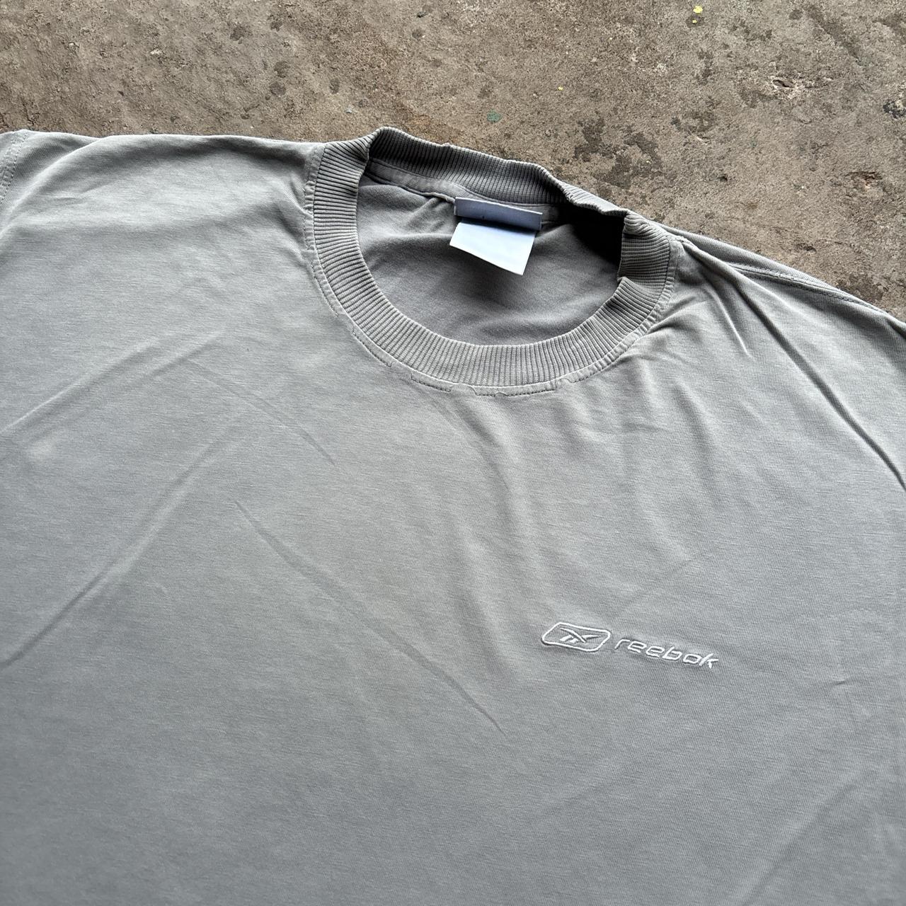 Vintage grey Reebok t-shirt with embroidered logo
