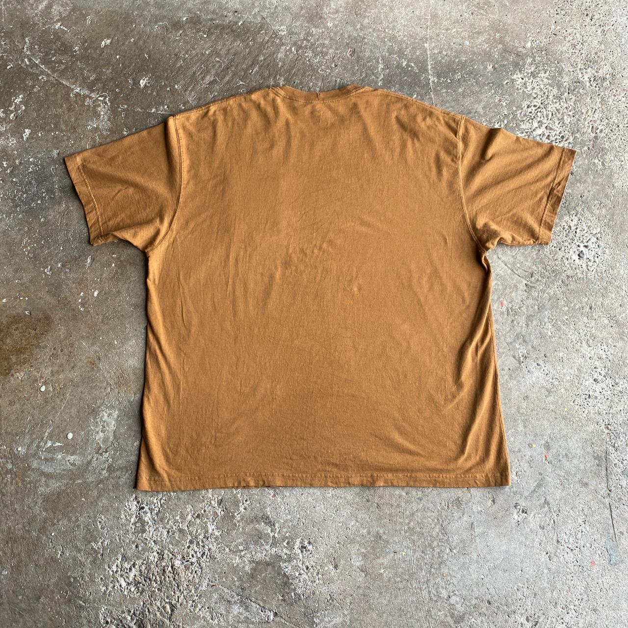 Brown Single Pocket Carhartt T-Shirt - 2XL