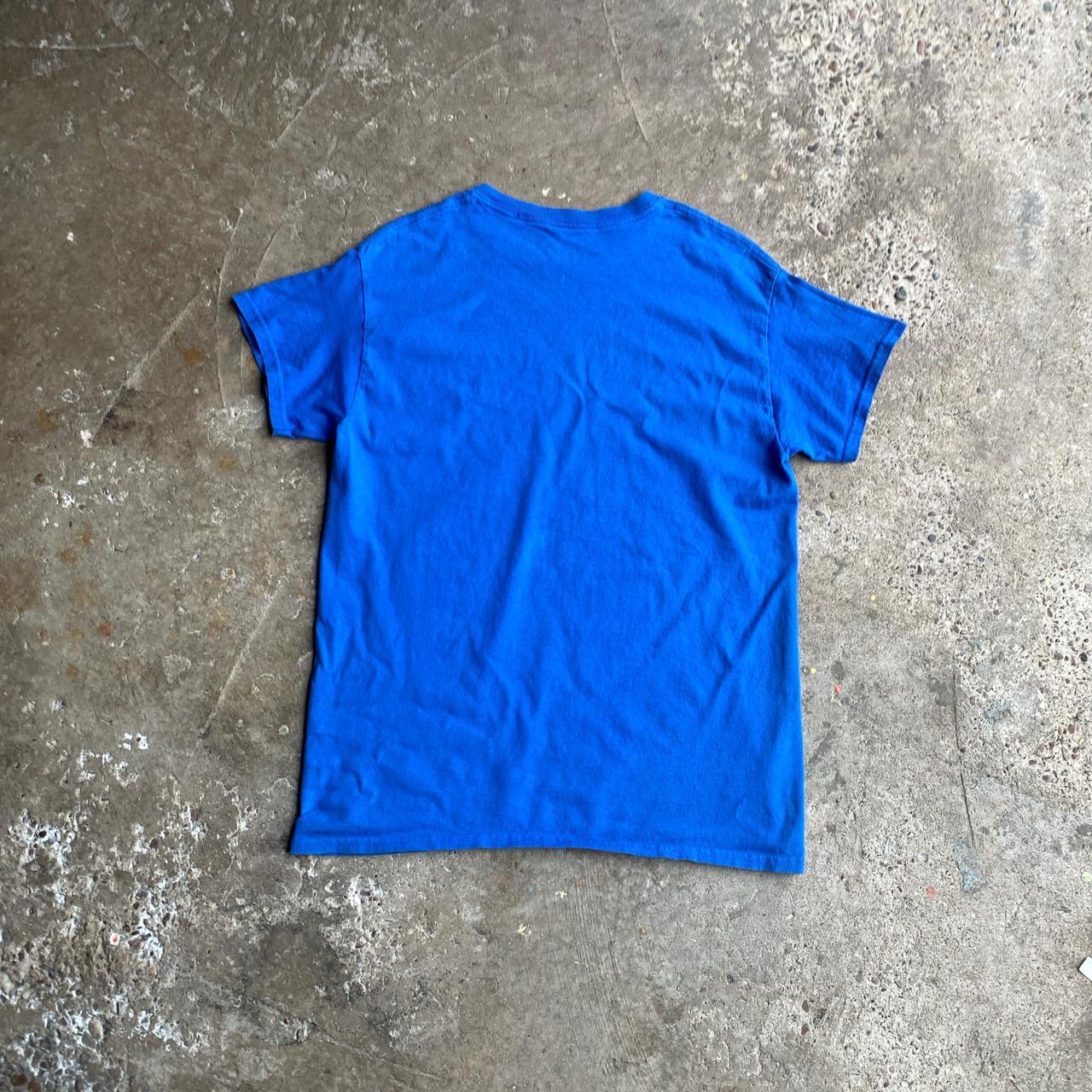 Blue ‘Redneck Mouthwash’ Graphic Beer T-Shirt