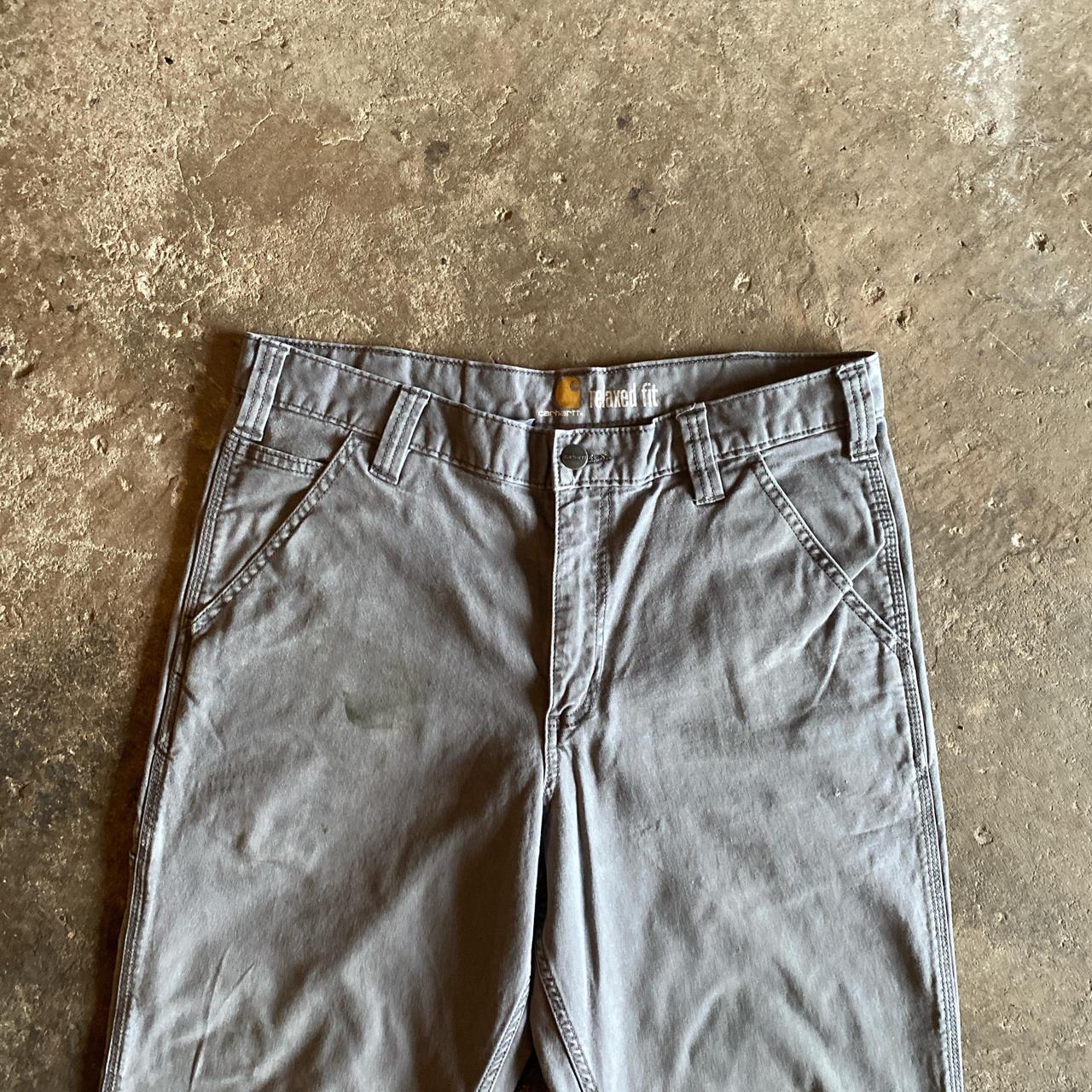 Grey Carhartt Carpenter Pants - W34