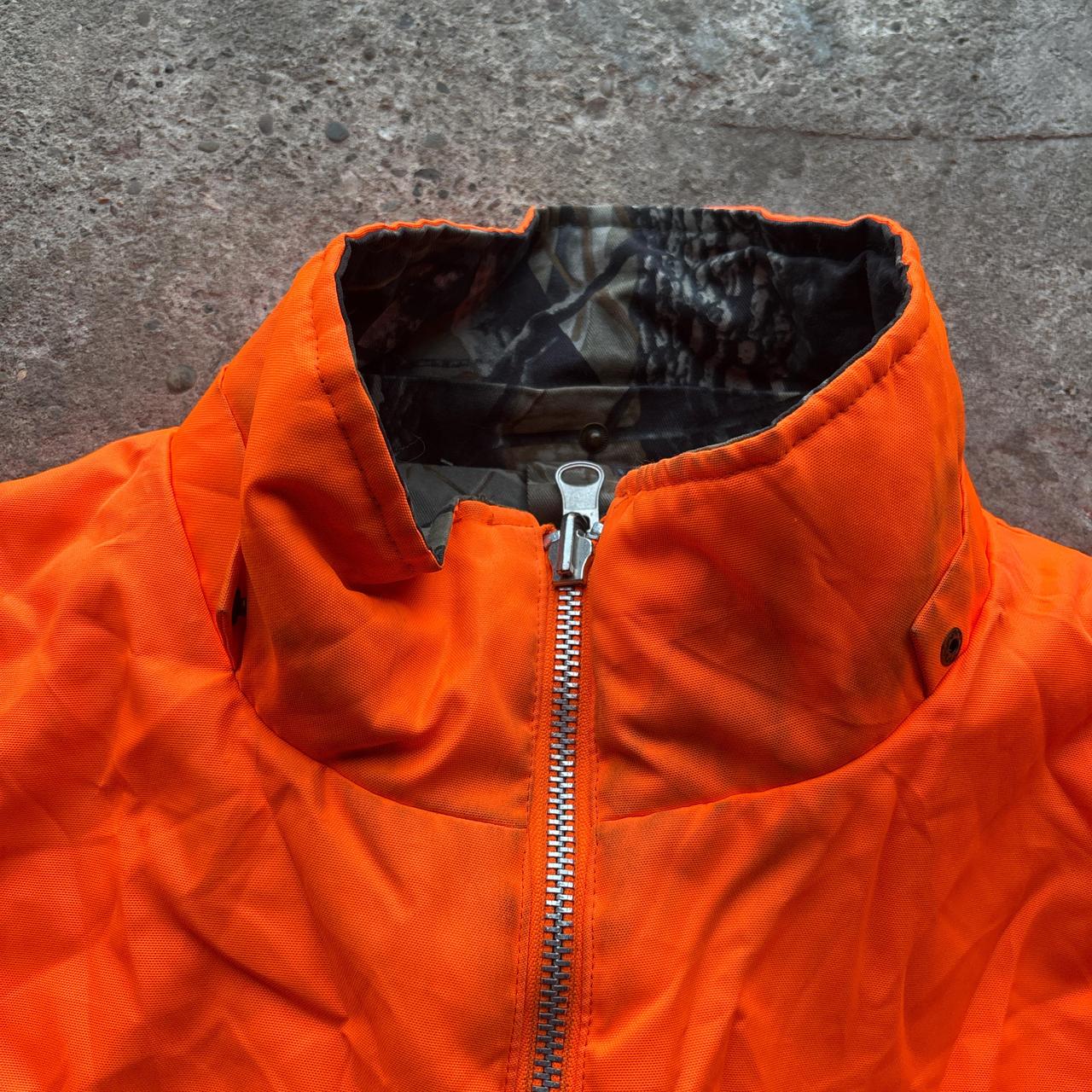 Camo and orange reversible Kamotek jacket