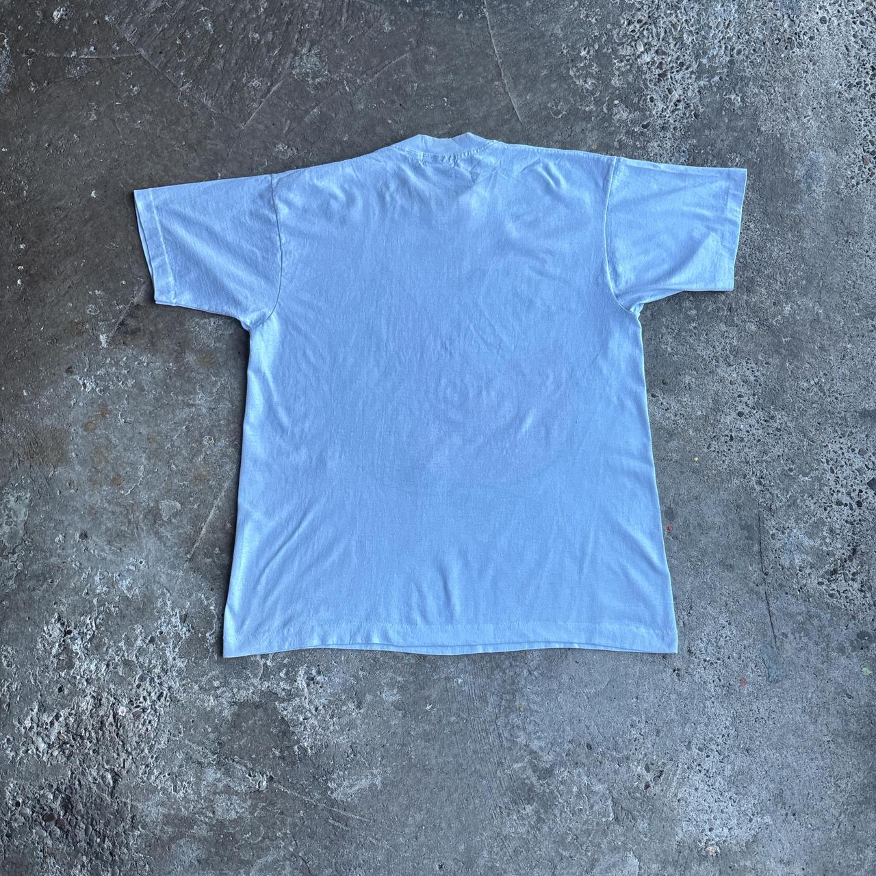 White Single Stitch Graphic Watermelon T-Shirt - L