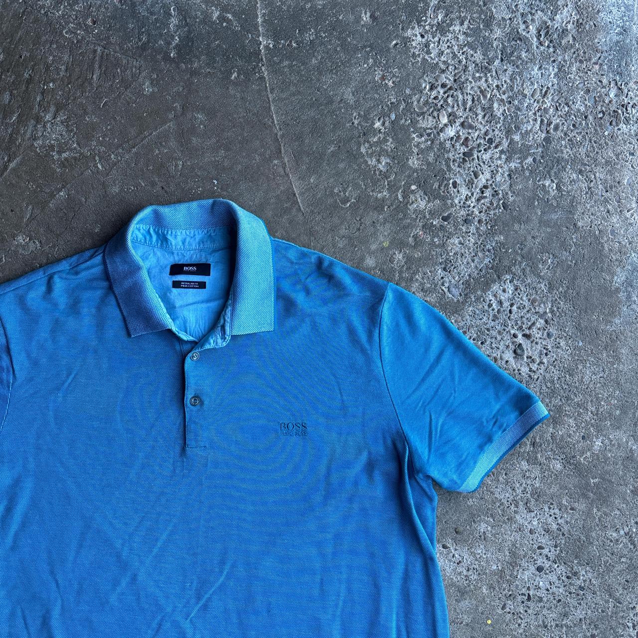 Blue Hugo Boss Polo Shirt - XL