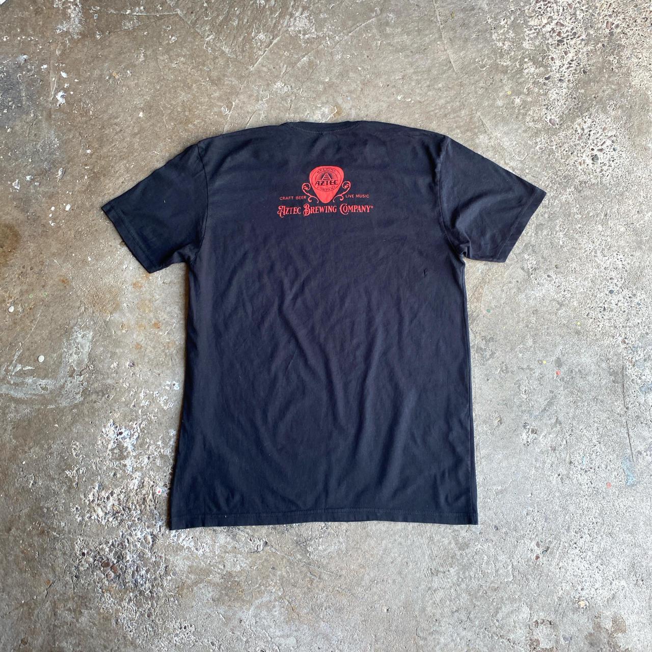 Black Graphic ‘Aztec Beer Rocks’ T-Shirt