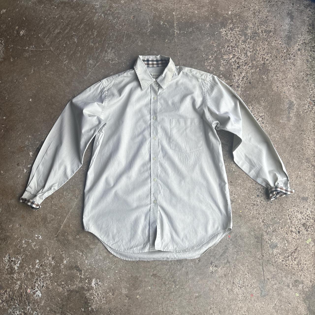 Cream Aquascutum Long-Sleeve Shirt