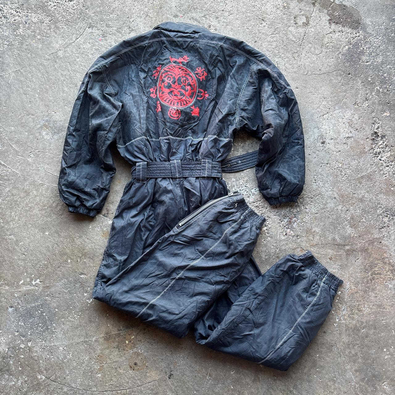 Black and red Luhta Sport ski suit