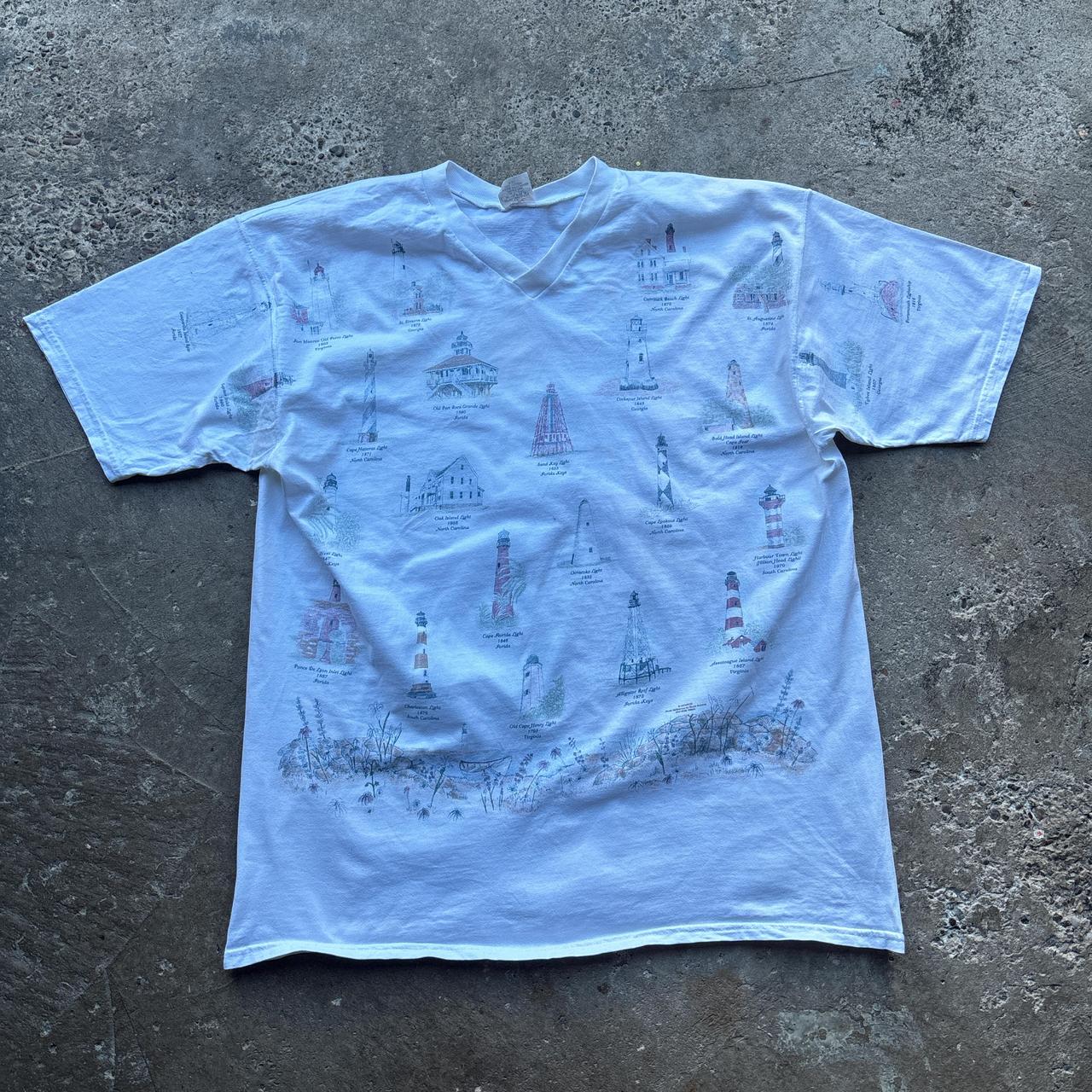 90s White Florida tourist t-shirt - XXL