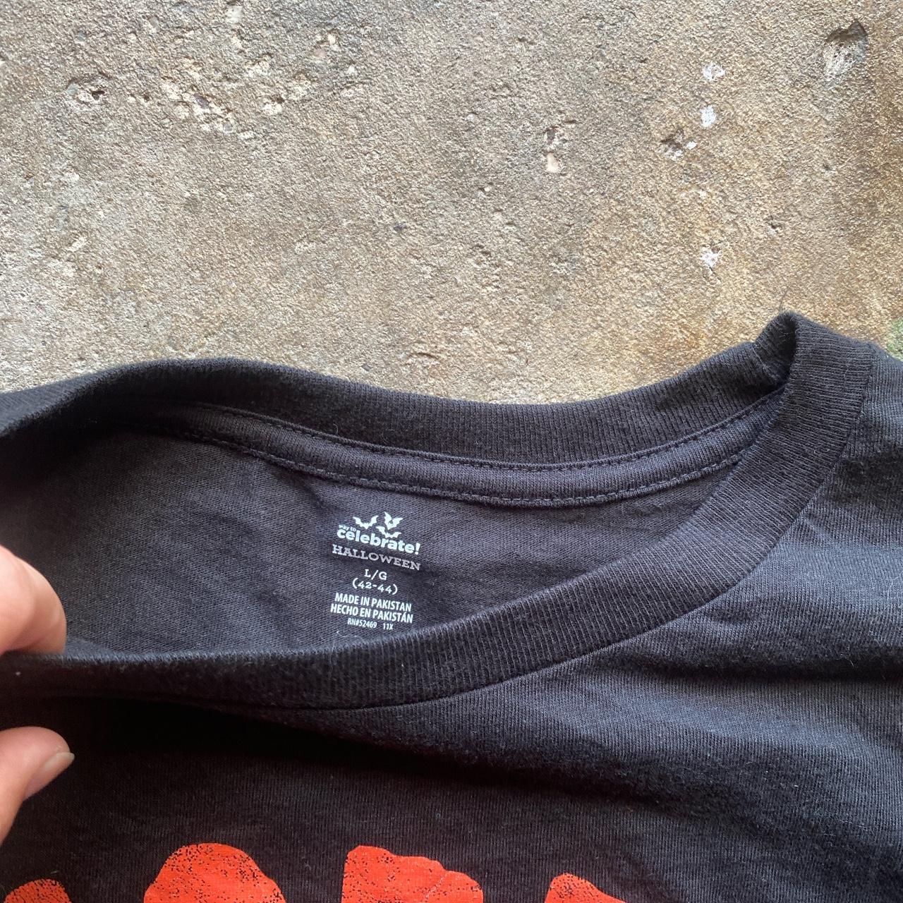 Black "Hoppy Halloween" graphic tee