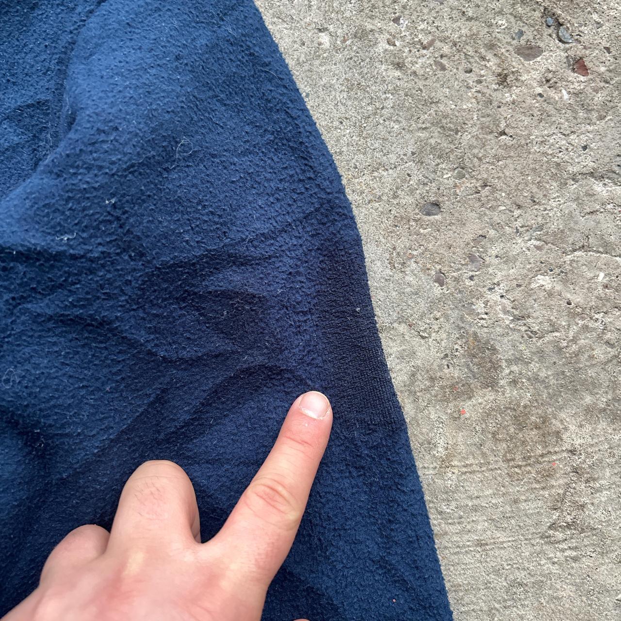 Vintage Navy quarter zip NYC fleece