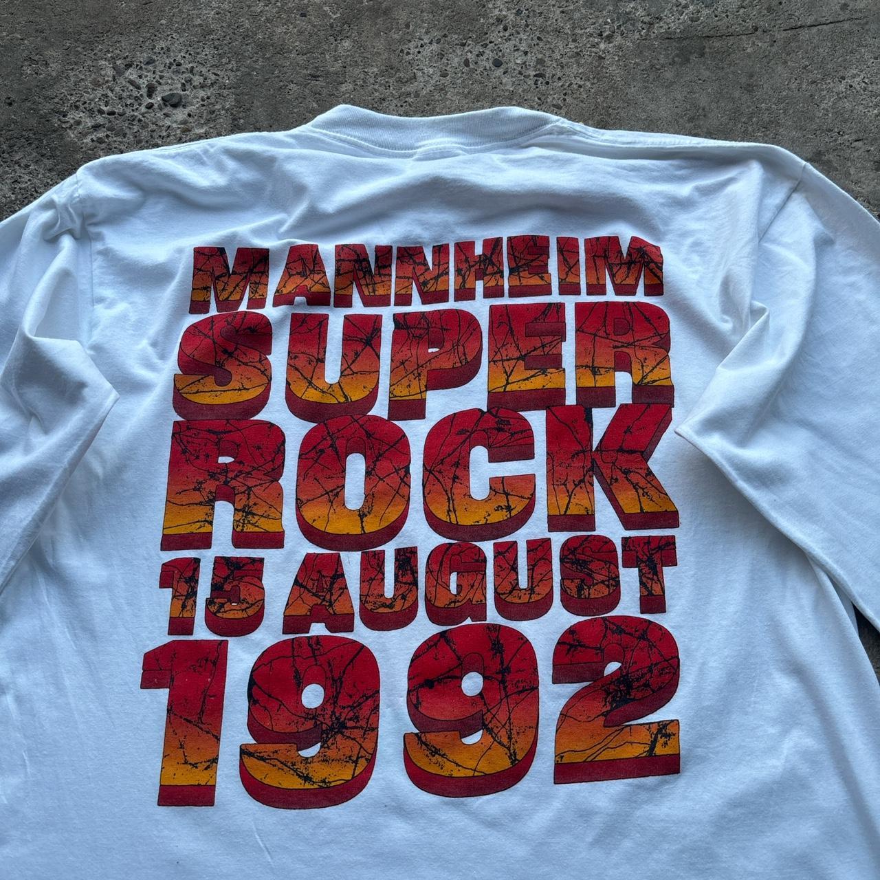 Super Rock 1992 Festival Tour Shirt longsleeve Mannheim - L