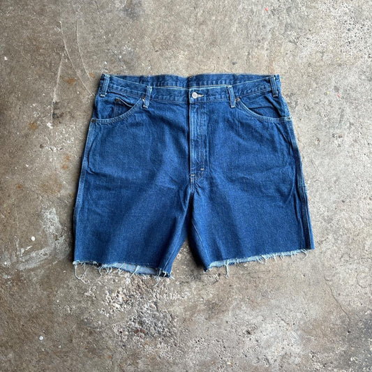 Blue Denim Dickies cut shorts
