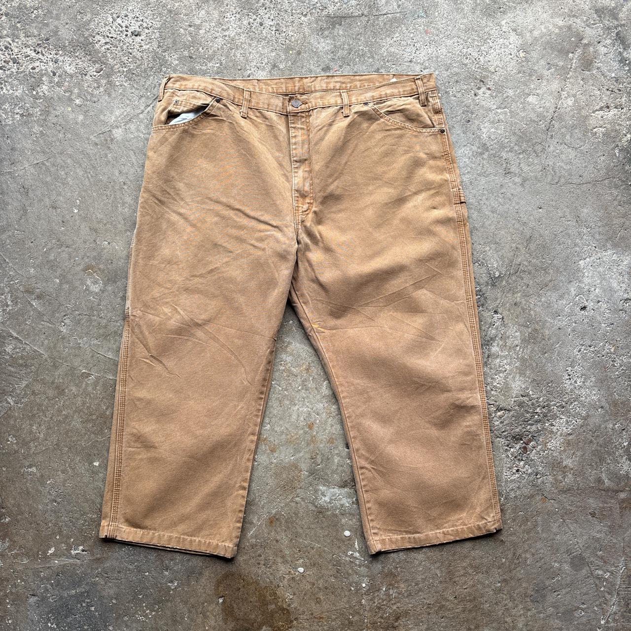 Tan Dickies carpenter pants