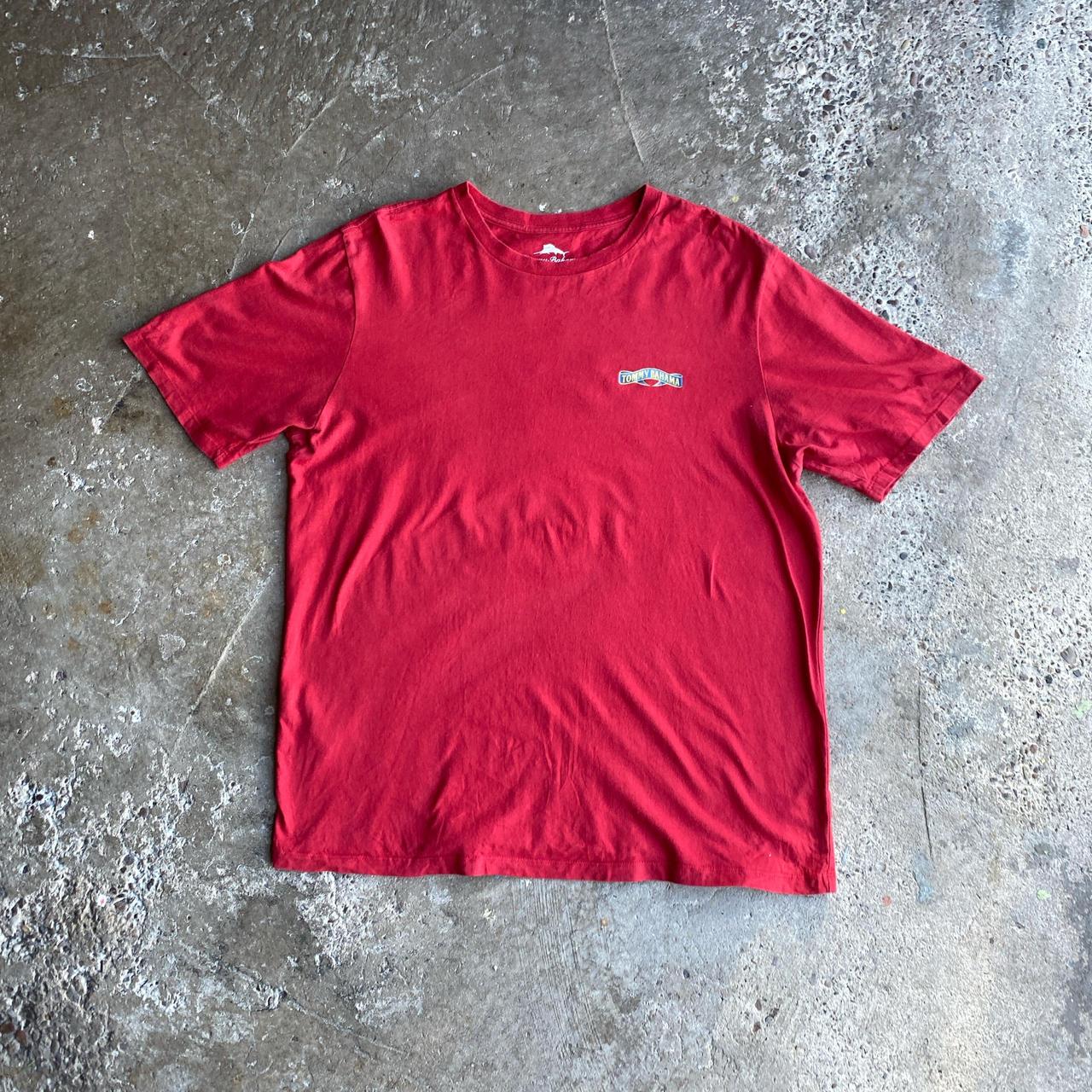Red Tommy Bahama Graphic Bar T-Shirt - L