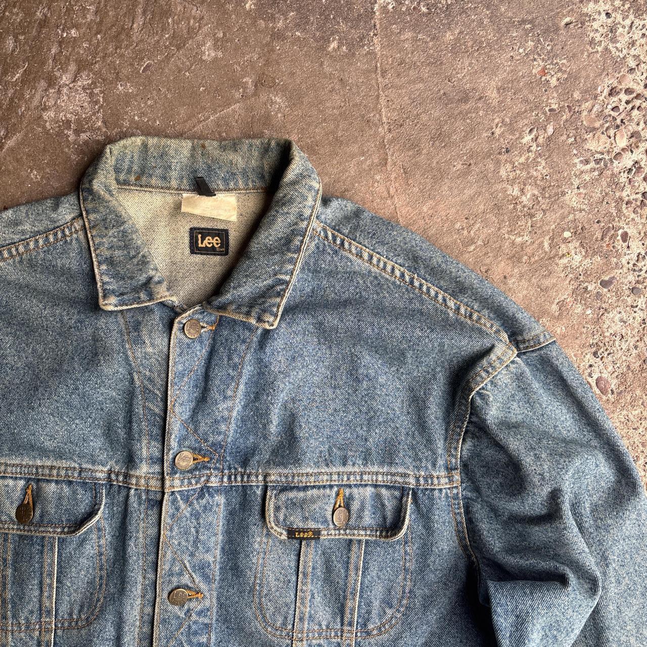 Washed Blue Lee Denim Jacket - XL