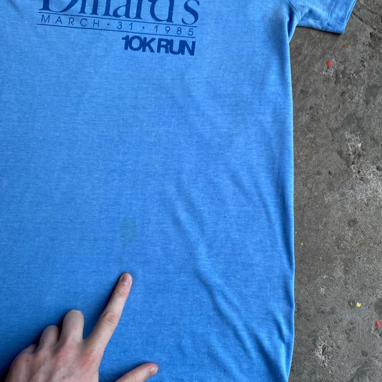 Vintage ‘85 Blue Nike Graphic Single Stitch Running T-Shirt - S