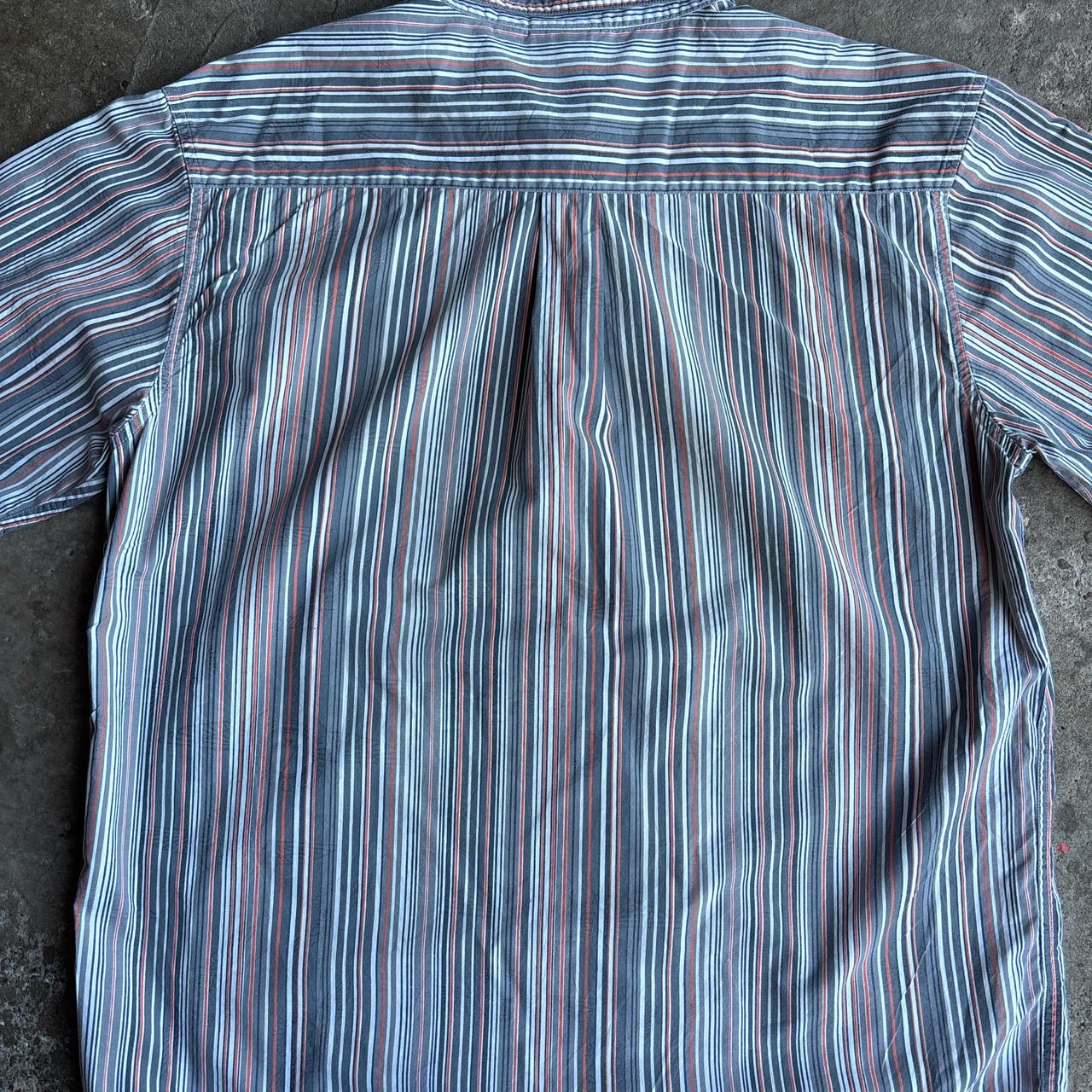 Vintage Harley Davidson Striped Short Sleeve Shirt