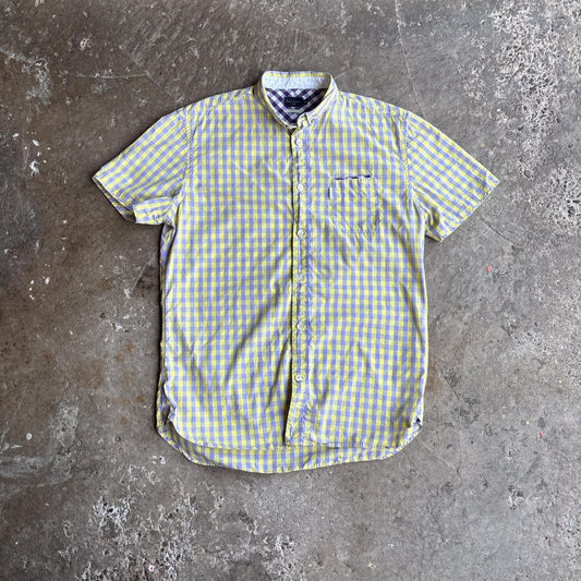 Yellow & Lilac Paul Smith Short Sleeve Shirt