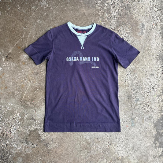 Navy Evisu Graphic T-Shirt - L