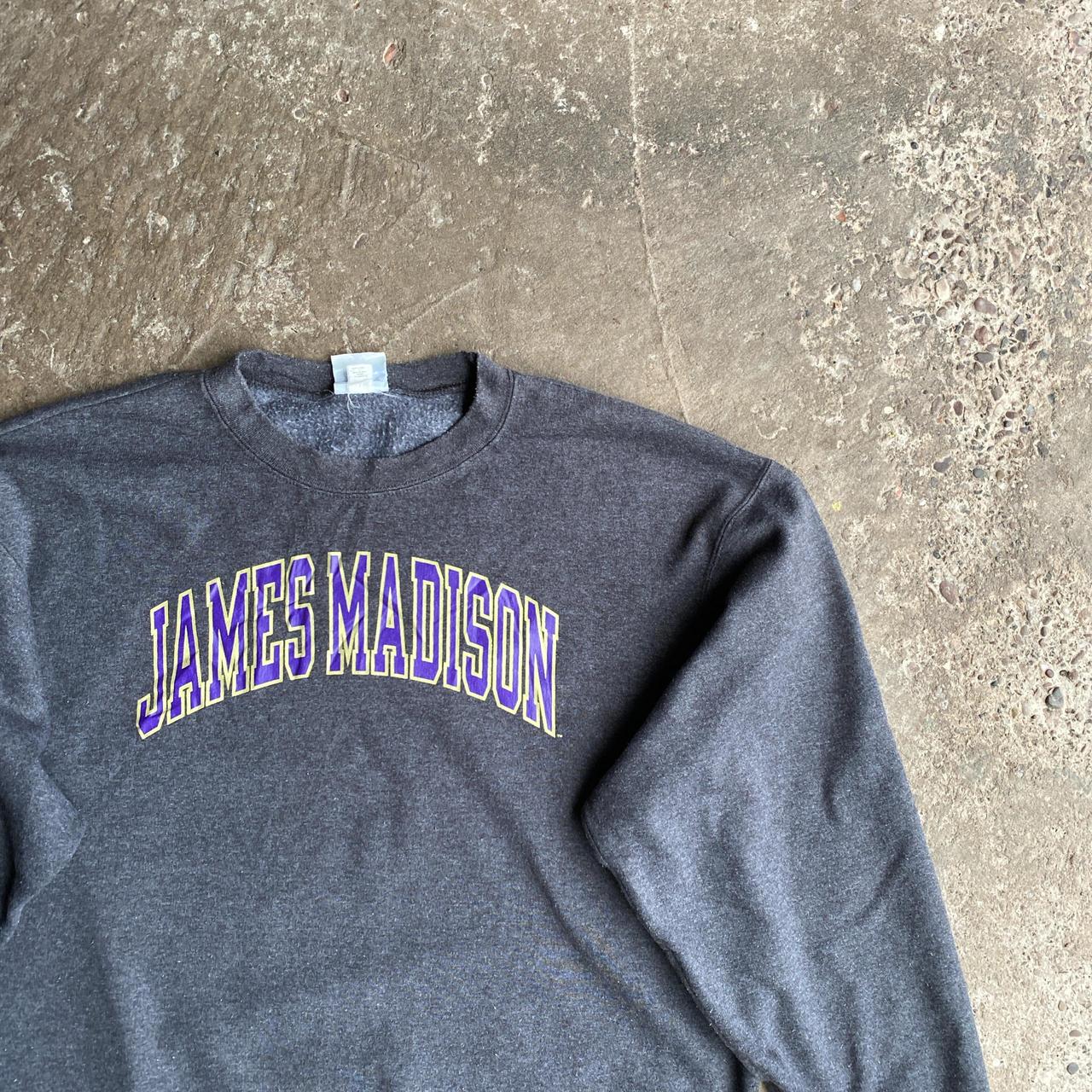 Grey Champion ‘James Madison’ Text Sweatshirt - L