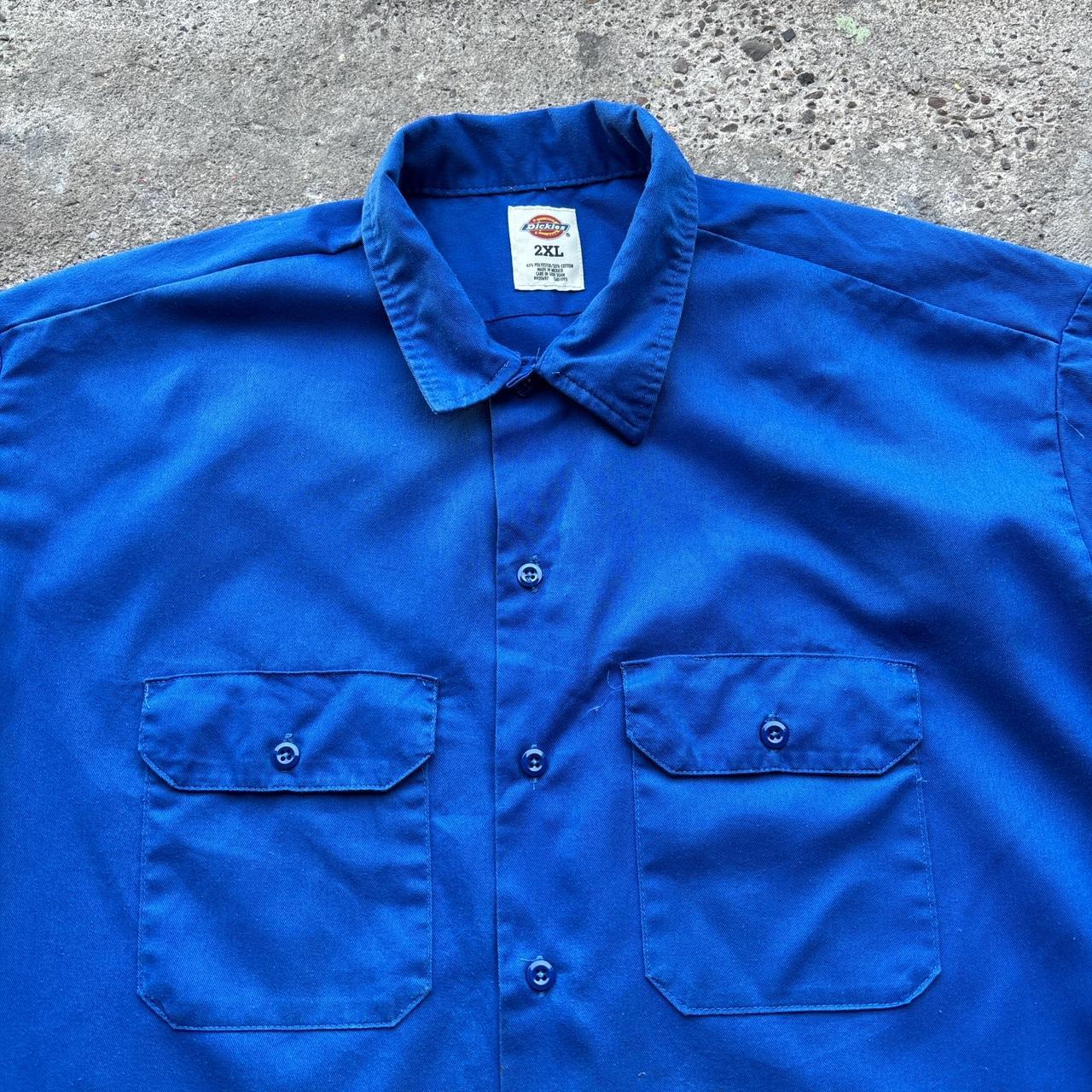 Blue Dickies short sleeved shirt