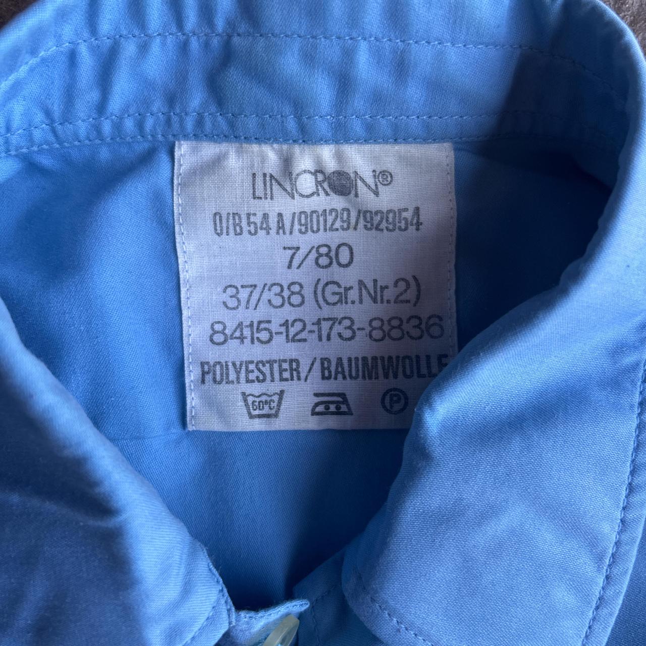 Blue Vintage German Army Shirt