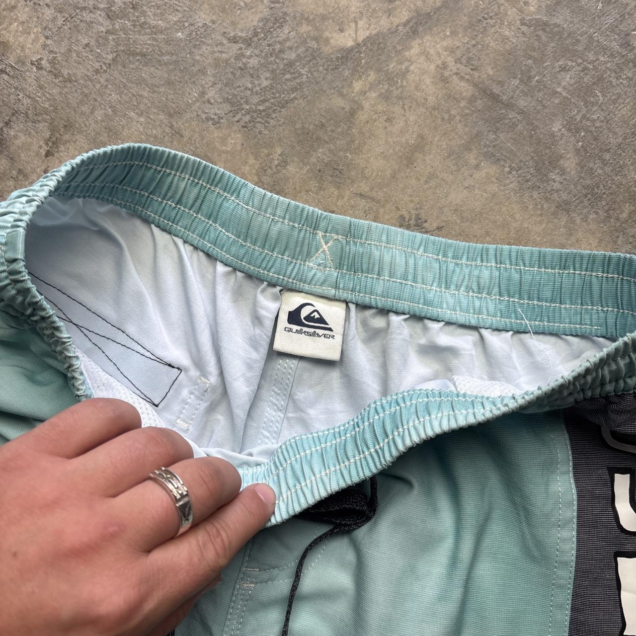 Vintage blue Quiksilver swimming trunks 00s  - W28/M