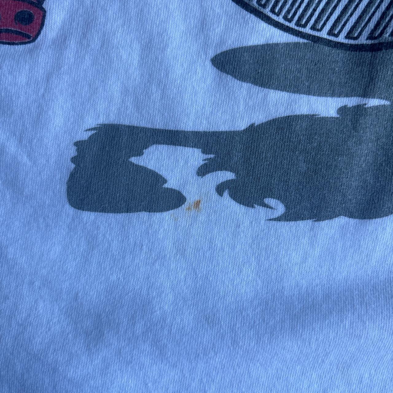 White Chicago Bulls Looney Tunes Michael Jordon 91 Vintage 1996 T Shirt