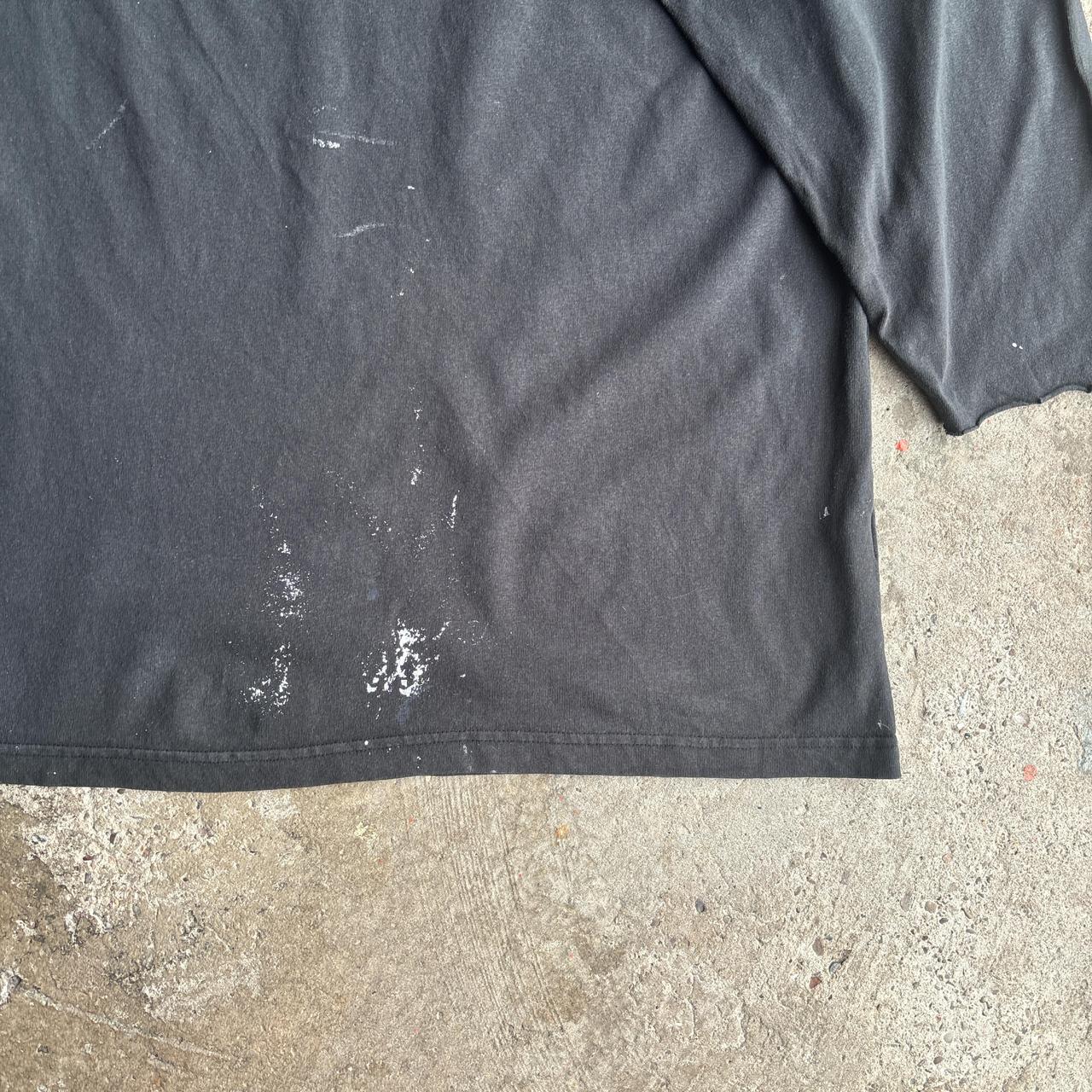 Black Single Pocket Distressed Carhartt T-Shirt - XXXL