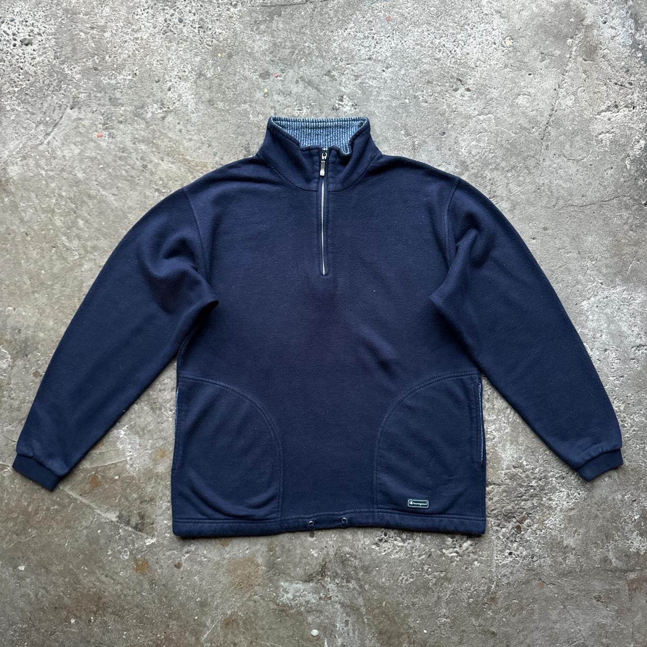 Vintage Navy Champion quarter zip