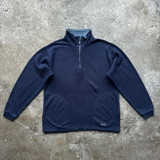 Vintage Navy Champion quarter zip