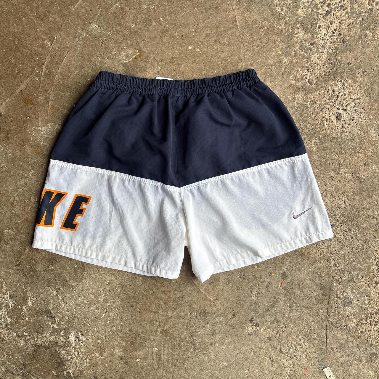 Blue & White Nike Vintage Sportswear Shorts