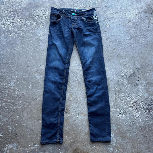 Y2K Desigual Slim Fit Jeans - Size 10