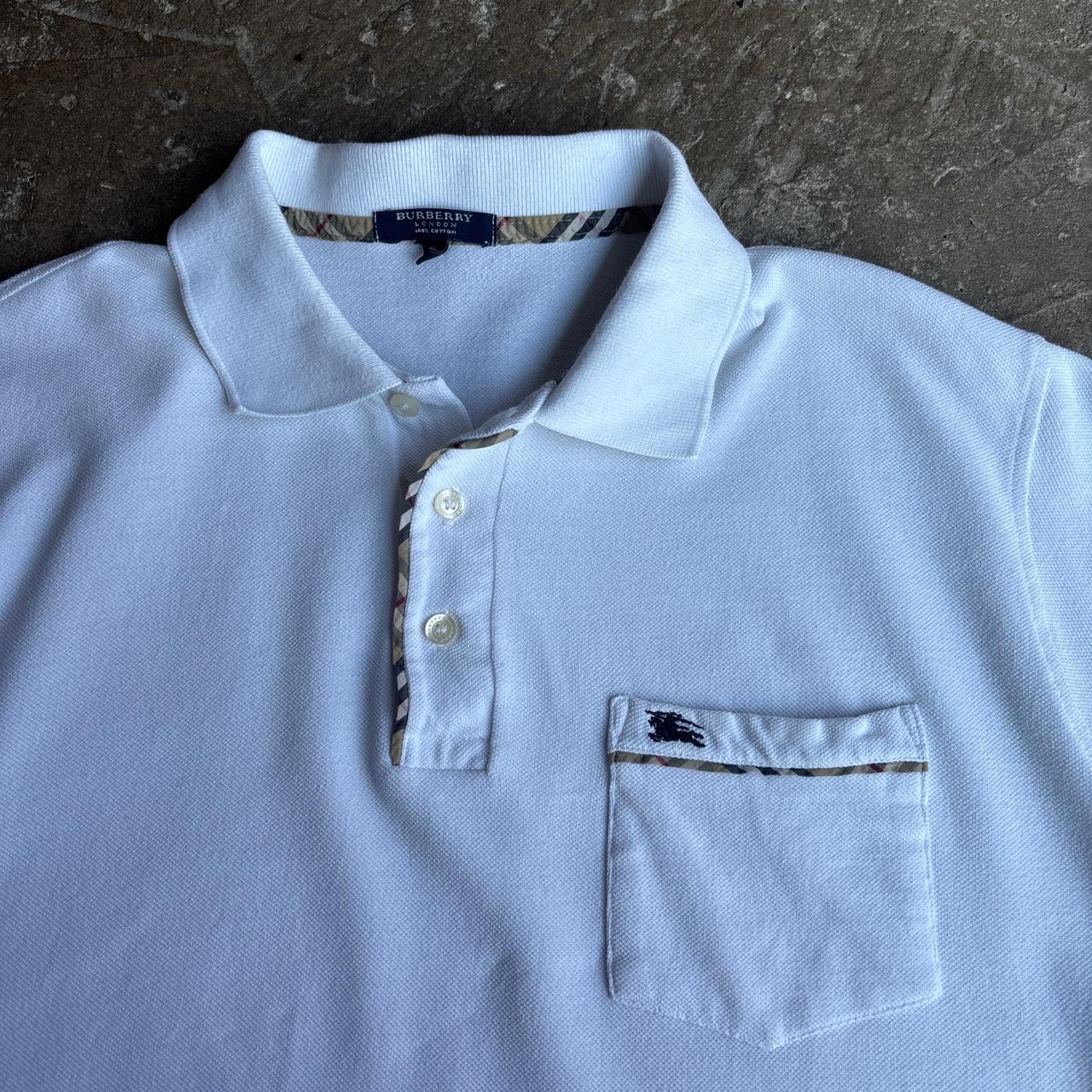 White Burberry London polo shirt
