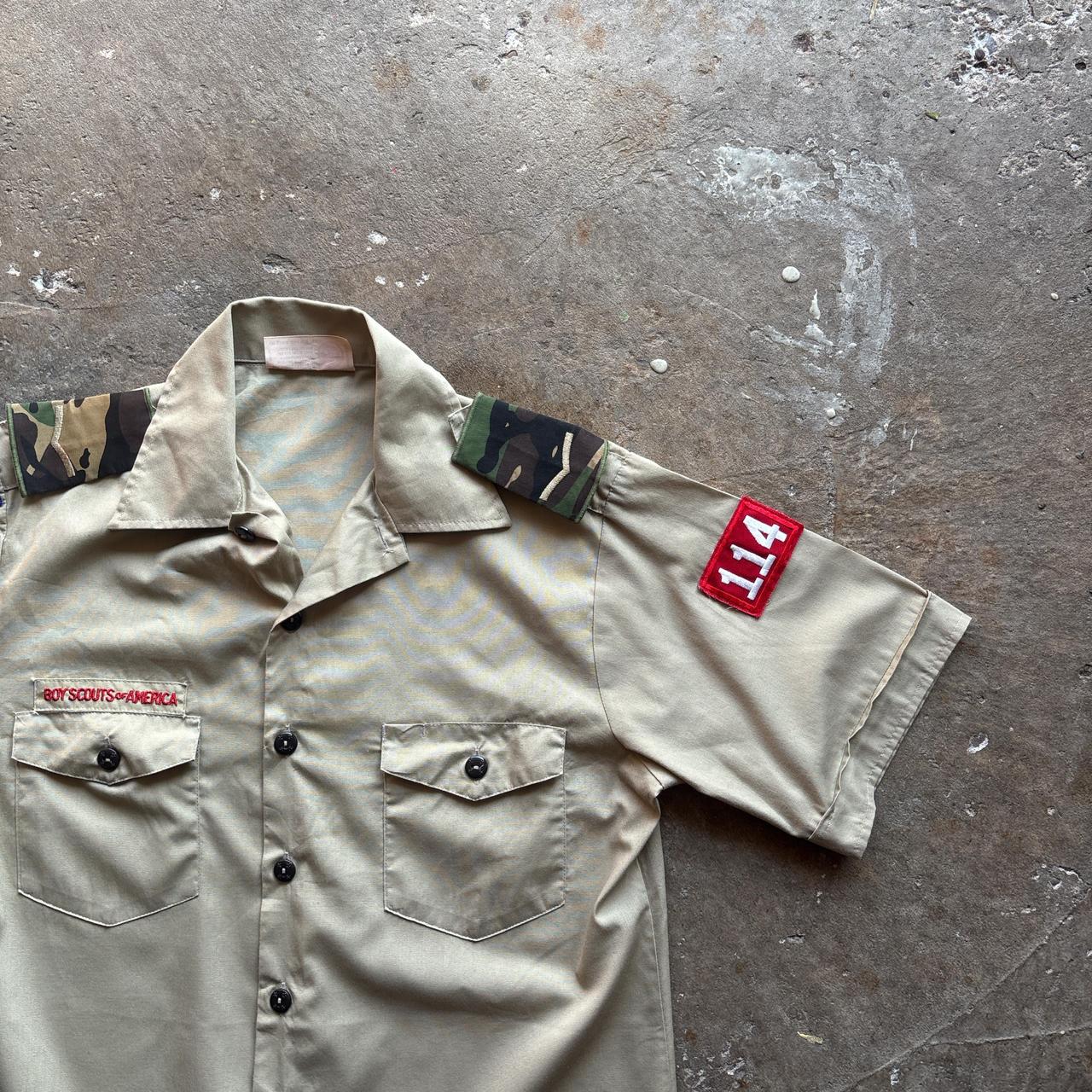 Cream Boy Scouts 90’s Short Sleeve Shirt