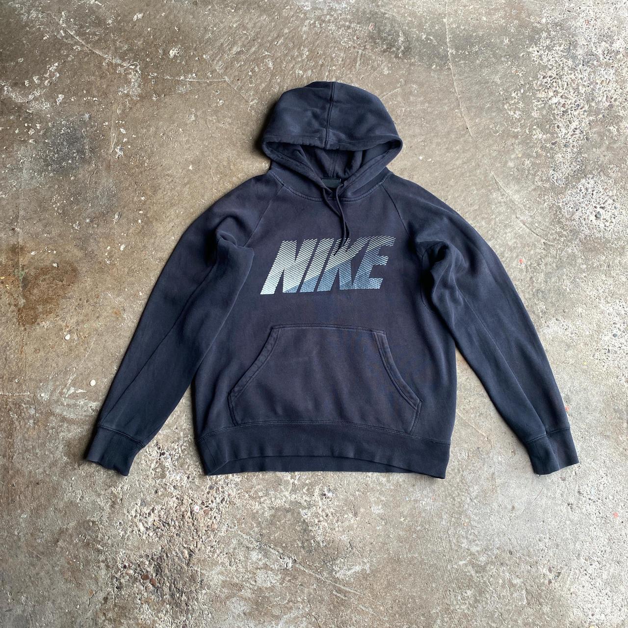 Black Nike Logo Graphic Hoodie - S