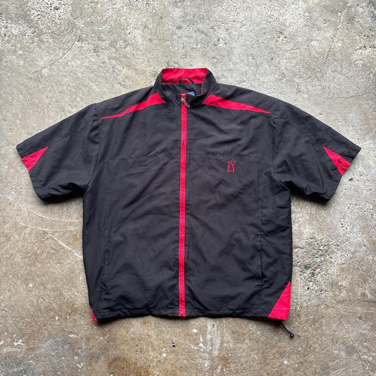 Black and Red PGA Tour zip-up jacket