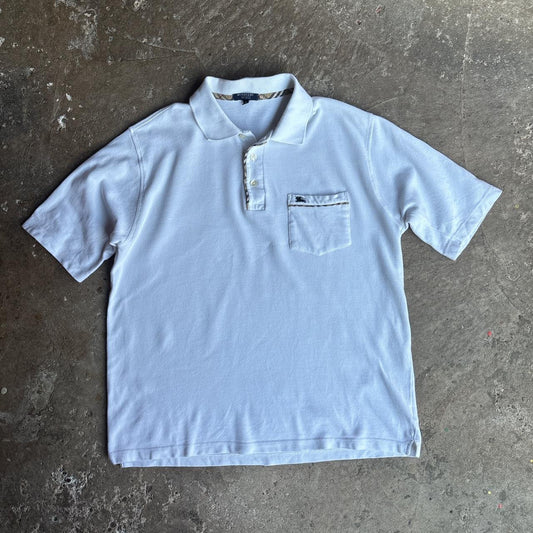 White Burberry London polo shirt
