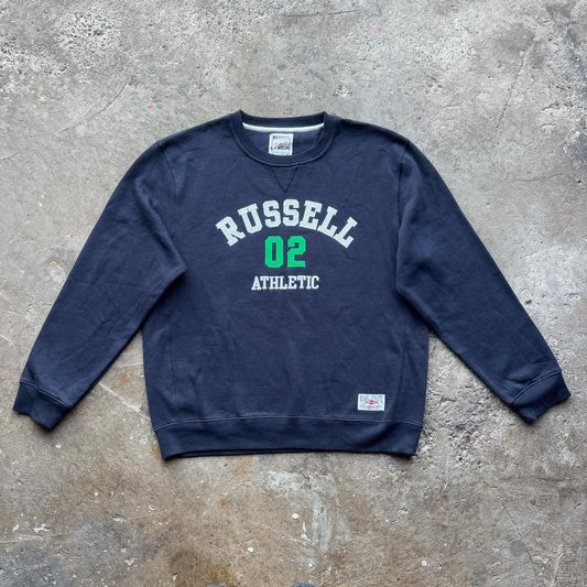 Navy Russell Athletic sweatshirt