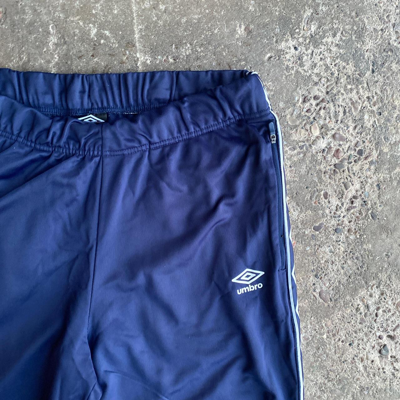 Navy Umbro Logo Tracksuit Pants - XL