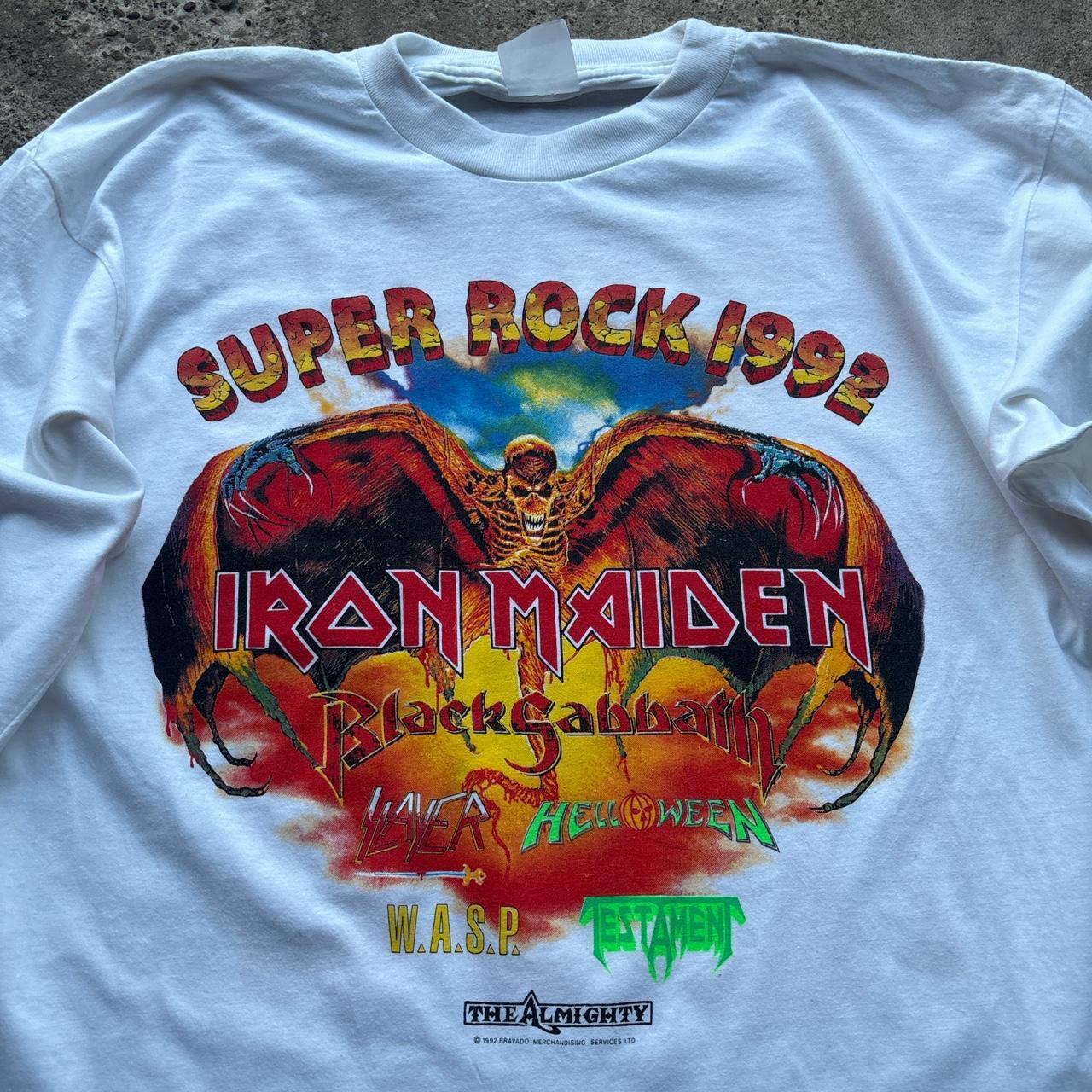 Super Rock 1992 Festival Tour Shirt longsleeve Mannheim - L