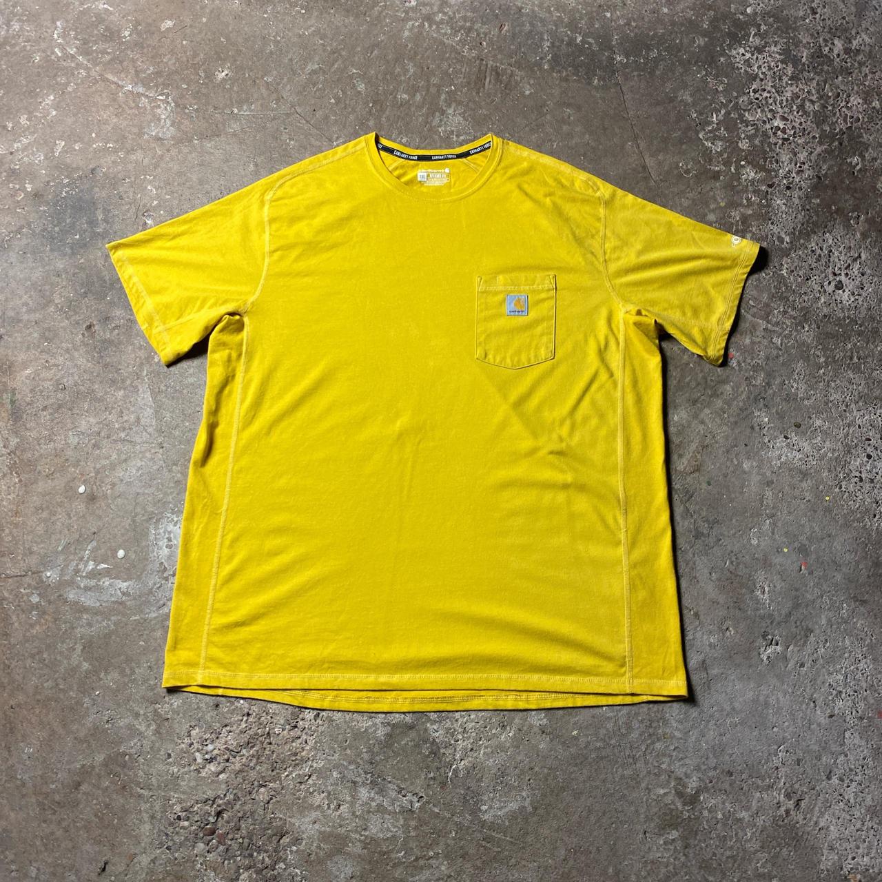 Yellow Carhartt Pocket T-Shirt - 2XL