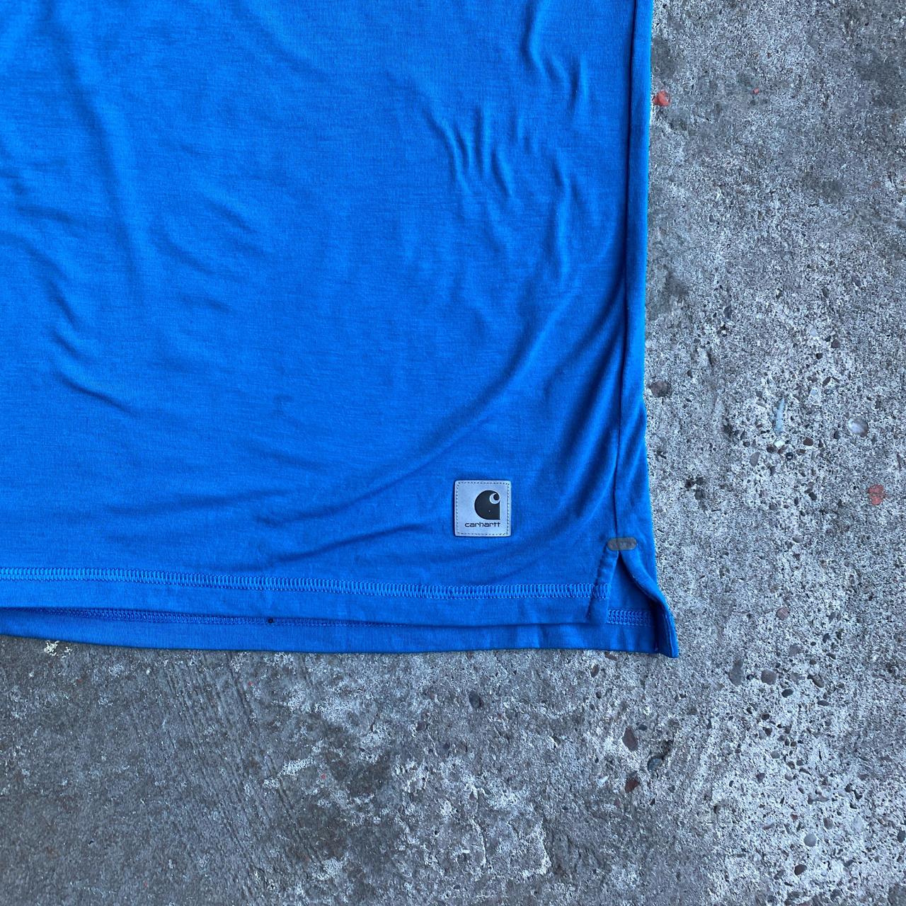 Blue Carhartt Athletic Wear T-Shirt - M