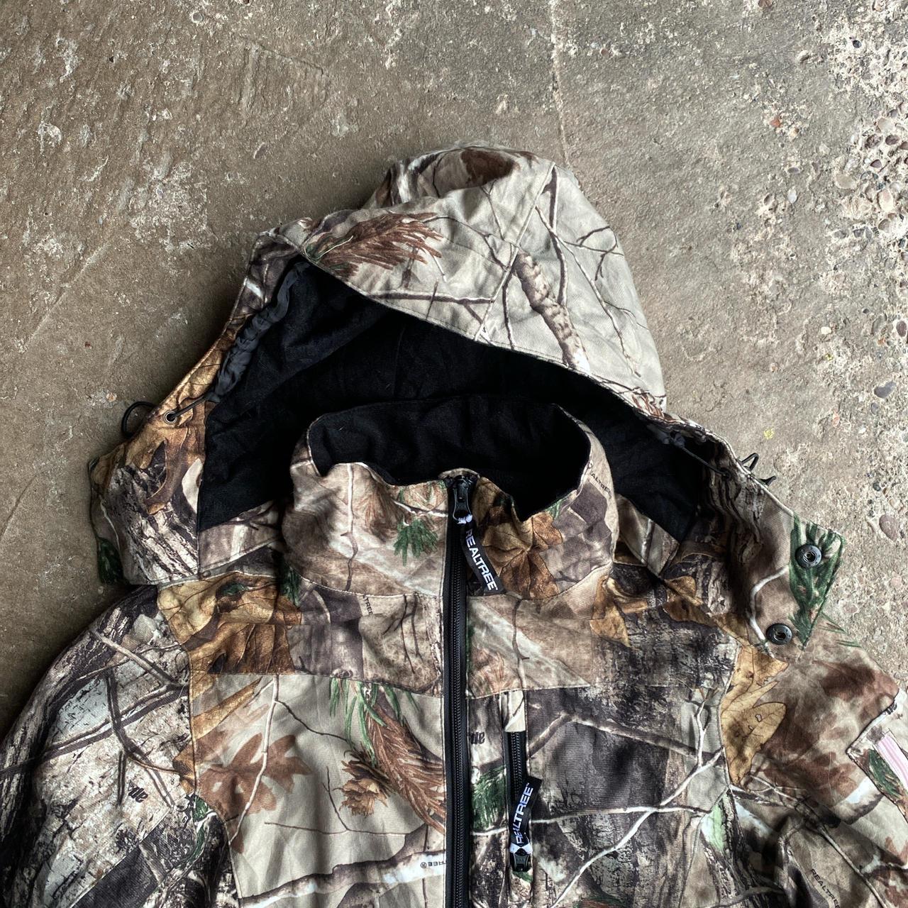 Real Tree Hooded Full-Zip Jacket- S
