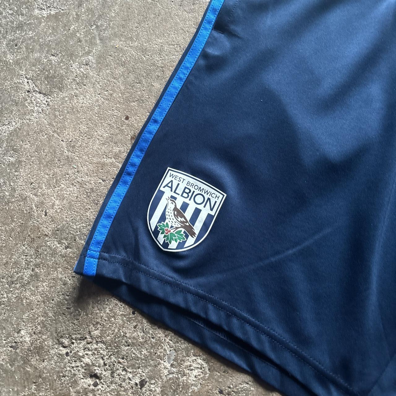 Navy West Bromwich Albion Player Issue Shorts - M