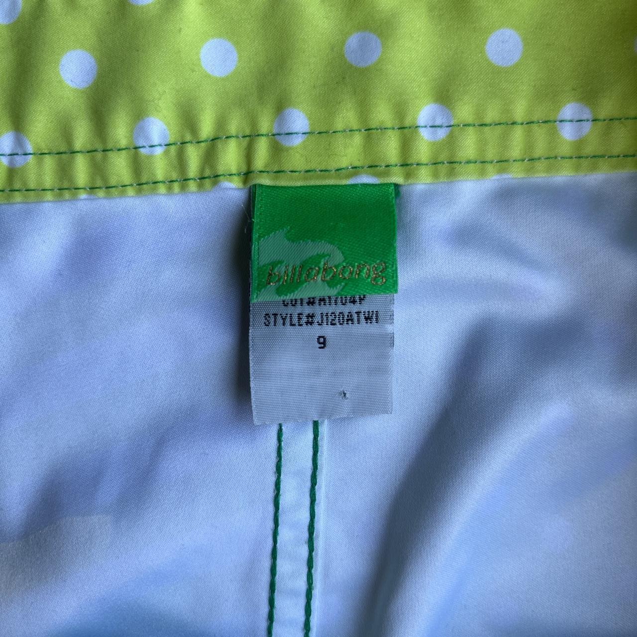 Green Billabong Patterned Board Shorts