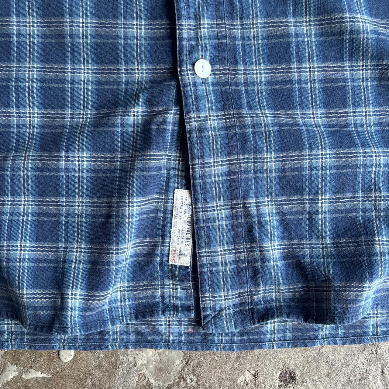 90s Blue chequered Polo Ralph Lauren shirt