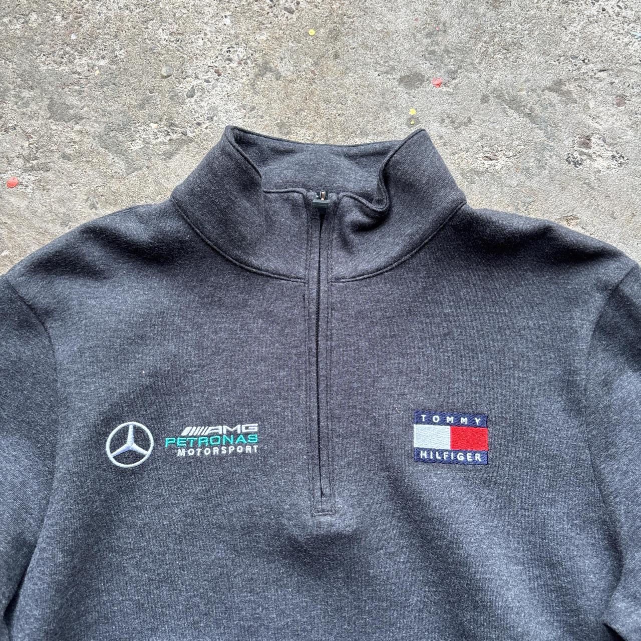 Grey Tommy Hilfiger x Mercedes quarter-zip - S